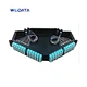 144 Fiber Breakout 1U Angled LC Patch Panel